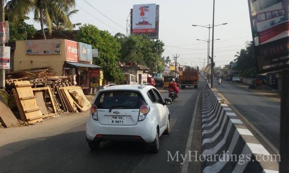 National Highway Hoardings Advertisements In Avadi Poonamallee Road Tn
