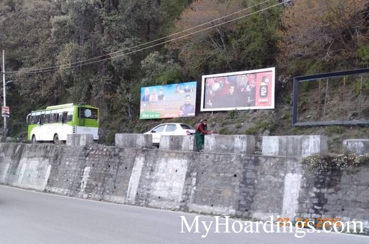 Hoardings at Balugang Crossing in Shimla, Best Outdoor Advertising Company Shimla