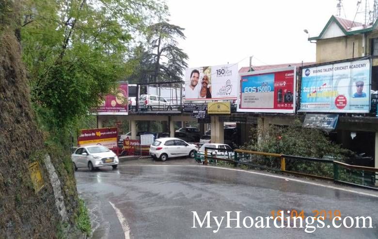 Hoardings at Lift Mc Parking  in Shimla, Best Outdoor Advertising Company Shimla