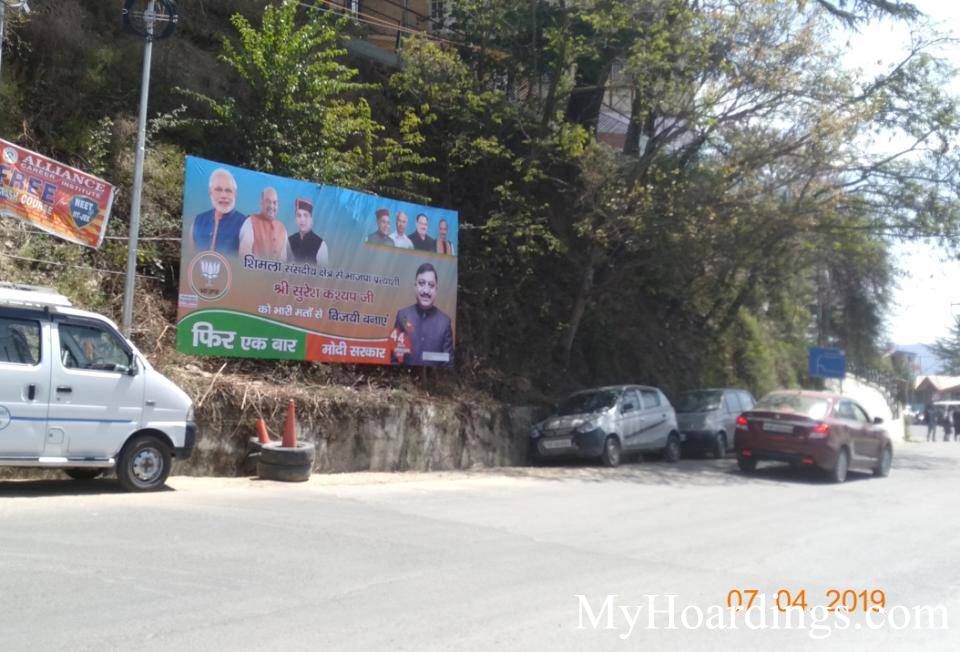 Best OOH Ad agency in Shimla, Hoardings Company Shimla, Hoardings Rates in BCS Chowk Shimla
