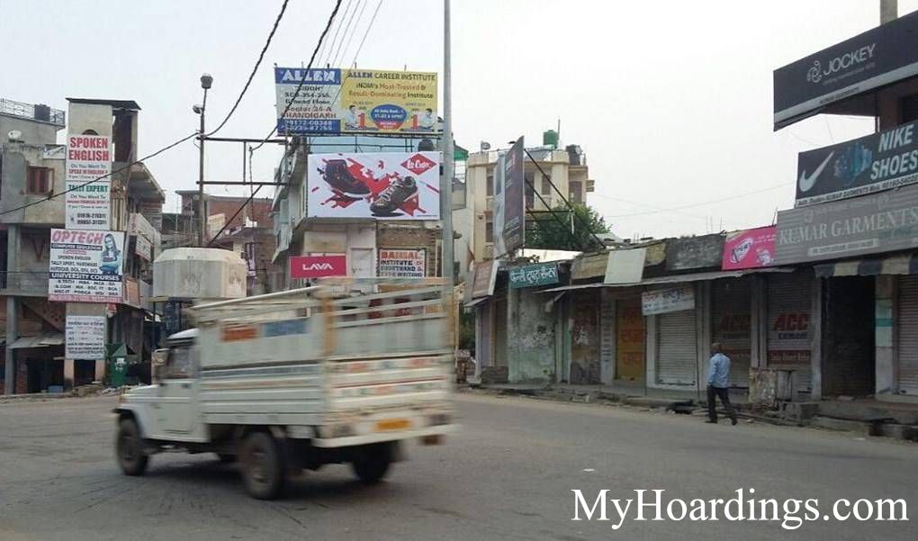 Best OOH Ad agency in Bilaspur, Hoardings Company Bilaspur, Hoardings Rates in Ghumarwin Main Market Bilaspur