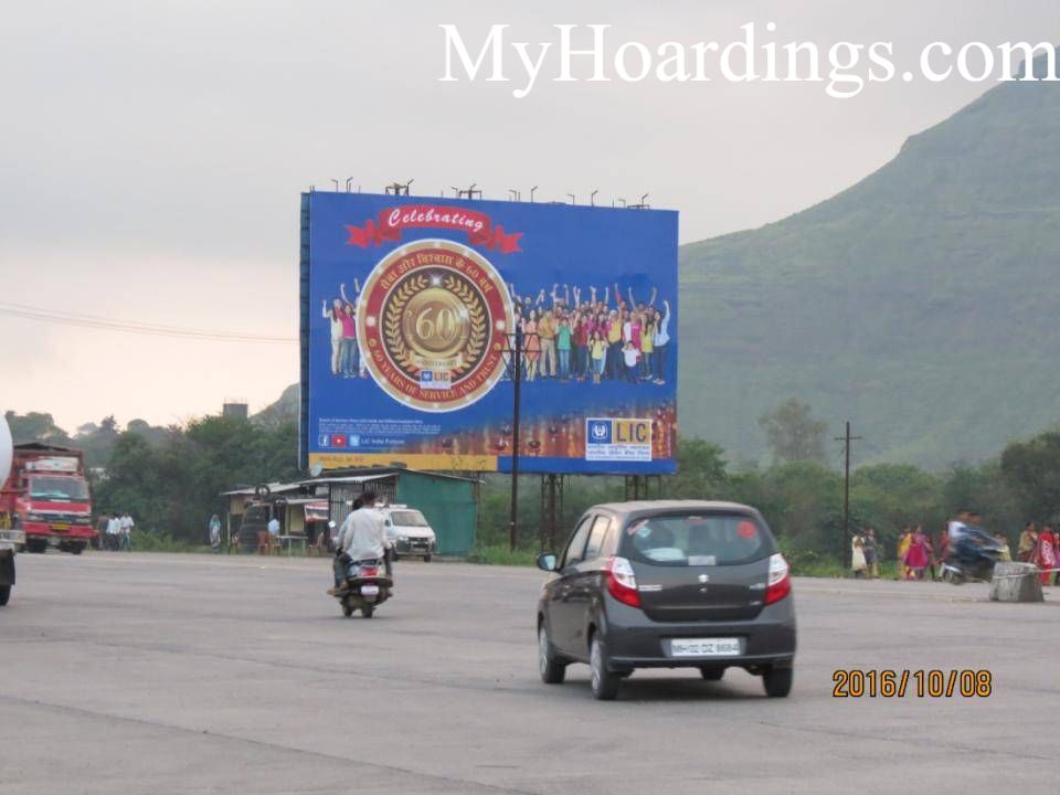Flex Hoardings Advertisements In Maharashtra On Nashik Highway