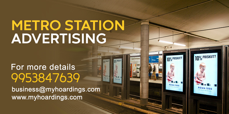 train wrap adveretising, Metro Station Advertising