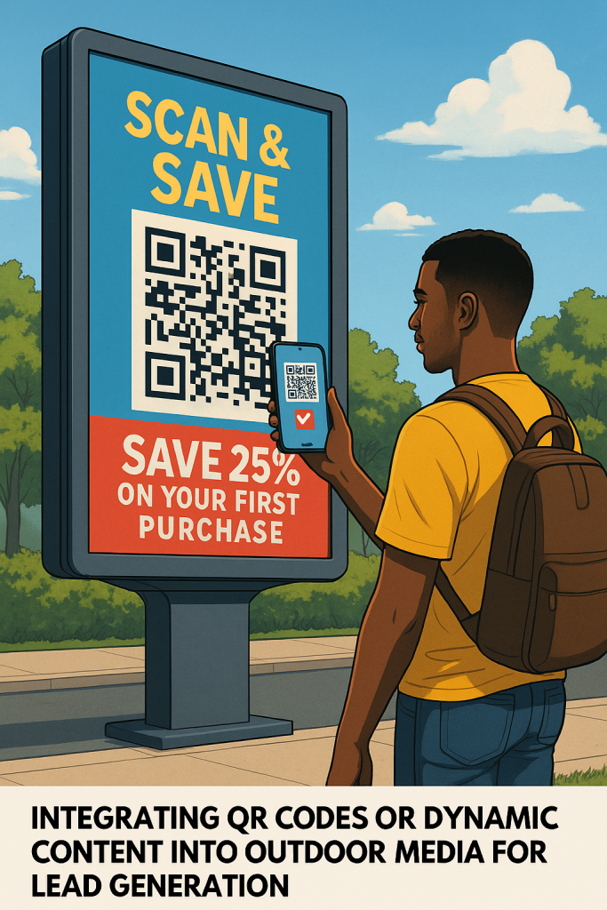 How Can I Integrate QR Codes or Dynamic Content into Outdoor Media for ...