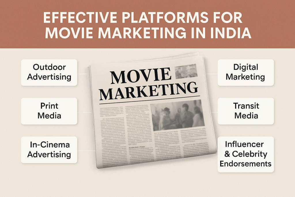 Top Effective Platforms for Movie Marketing in India | MyHoardings