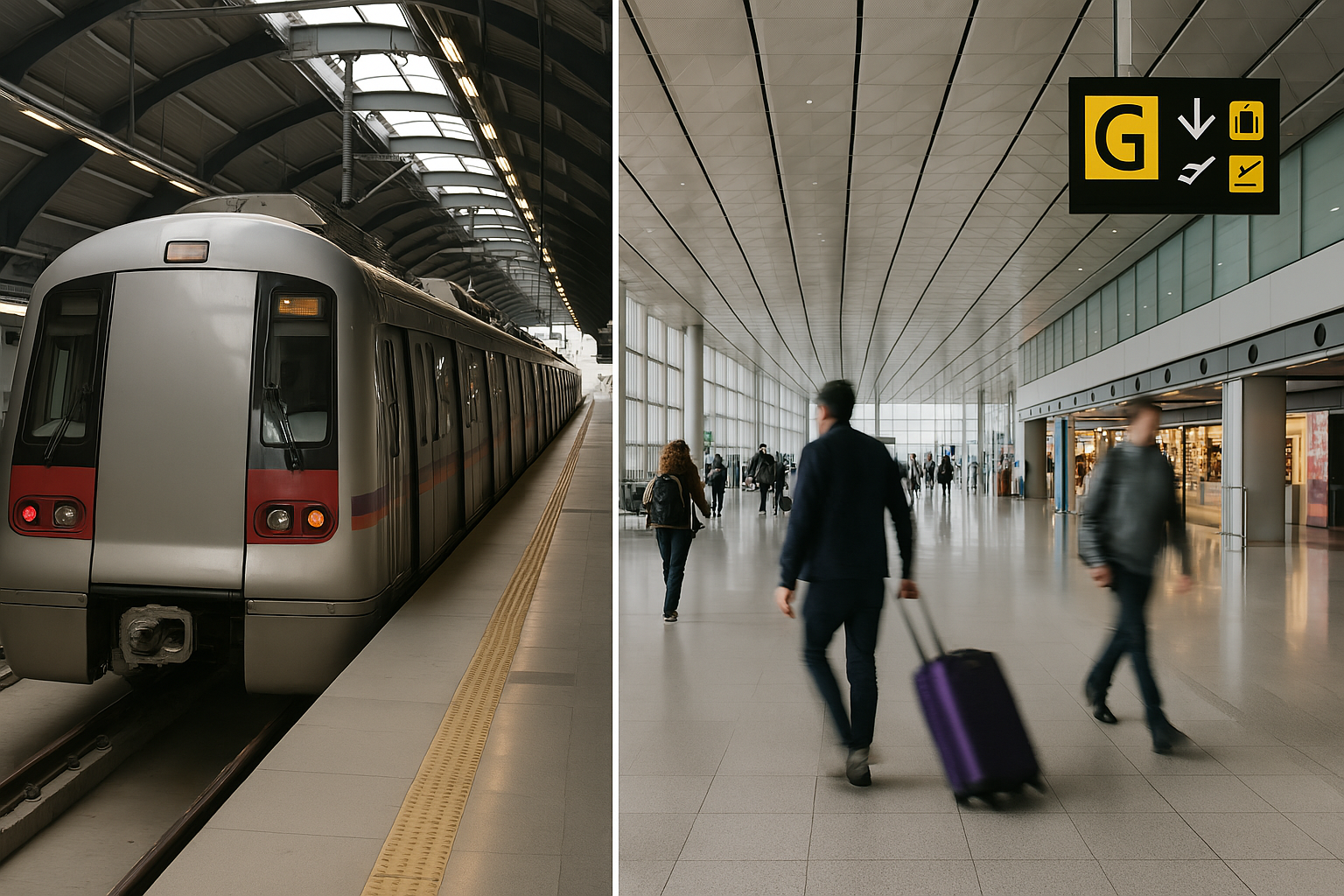 Metro and Airport Advertising for Movie Promotions