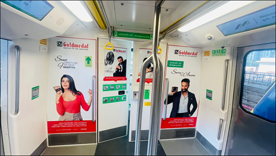 Metro advertising in top Indian cities like Delhi, Mumbai, Bengaluru, Hyderabad, and Kolkata showing high commuter engagement and premium audience reach.