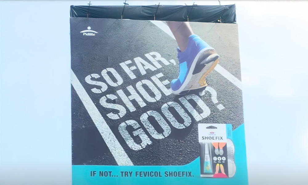 Fevicol Shoe-Fix Marathon Campaign: How Practical OOH Advertising Wins at the Right Moment