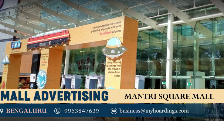 Mall Branding in Bengaluru,Branding in Mantri Square Mall.