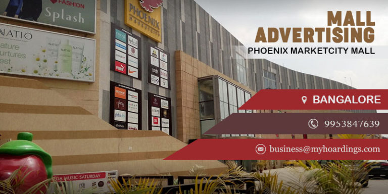 Shopping Mall Advertising in Bengaluru. Call 99538-47639 for Branding in Phoenix Marketcity Mall. How can we promote brand in shopping malls in India?