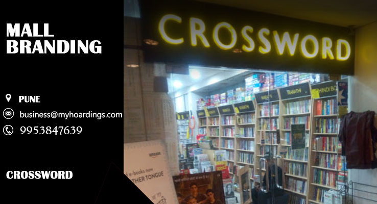 Branding in Crossword Pune. Advertising services in Pune Crossword. Contact 995384-7639 for Mall Advertising in Pune,Branding in Crossword .