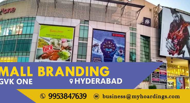 Mall Media in Hyderabad,Advertising in GVK One. BEST advertising agency for mall branding activation in Hyderabad. OOH advertising in India