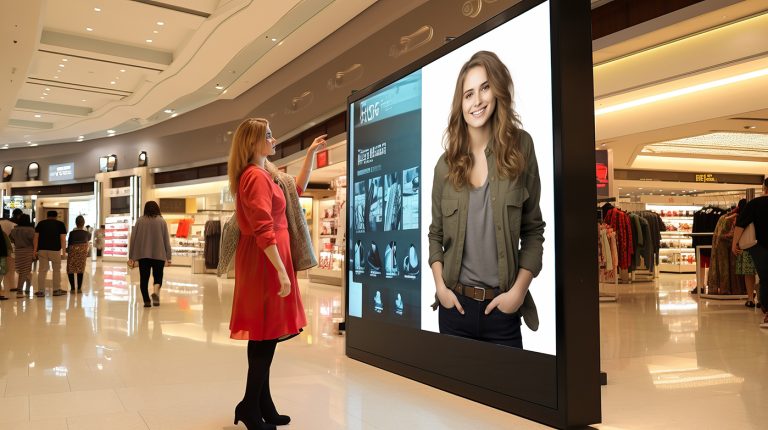 Digital mall advertising