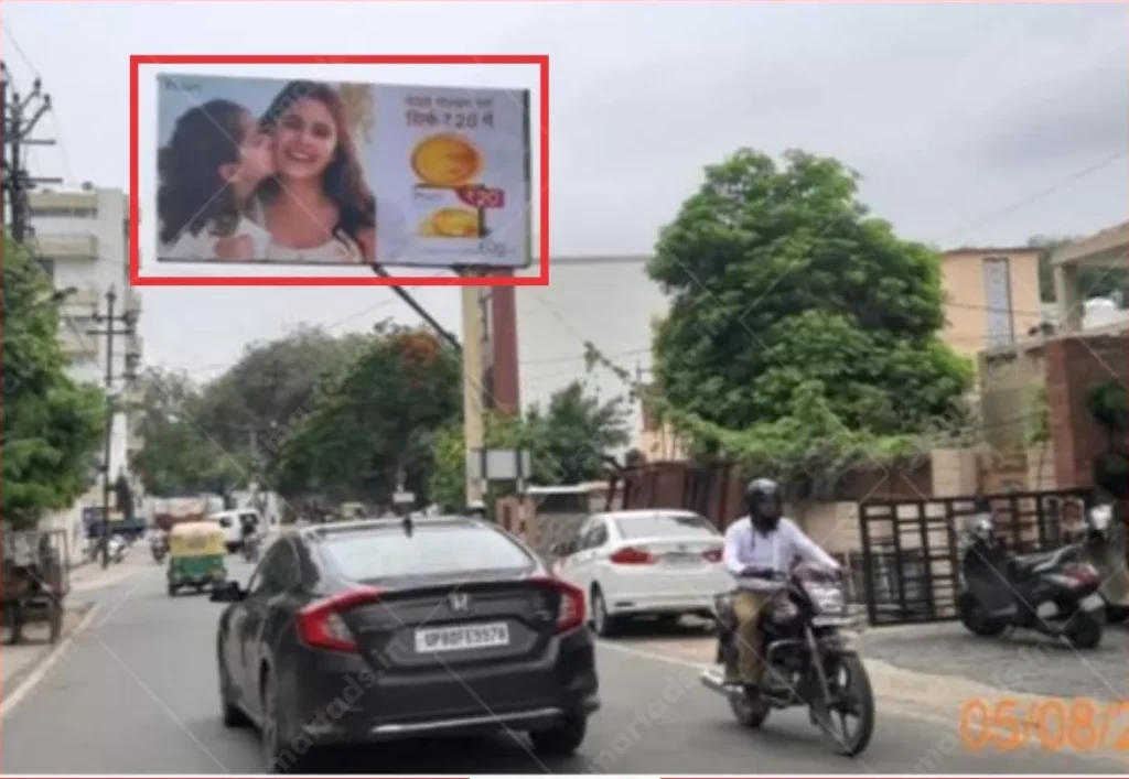 Unipole advertising in Jaipur offers premium outdoor visibility on high-traffic roads for strong brand recall and impact.