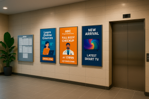 lobby branding, housing society ads, RWA advertising, indoor marketing, MyHoardings