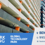 IT Park branding in Bangalore.Office space advertising in Global Technology Park,Bengaluru.Facade ads in Bengaluru.