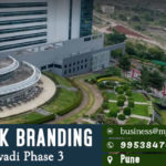 Advertisement Activation in Pune Tech Parks.How to do Corporate Office Branding in Pune? Backlit display boxes in Pune software offices.