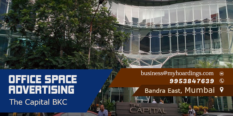 branding in "The Capital" BKC Mumbai.Advertising in The Capital Tech Park,Tech park Activation in Mumbai.Kiosk advertising in Mumbai company offices.