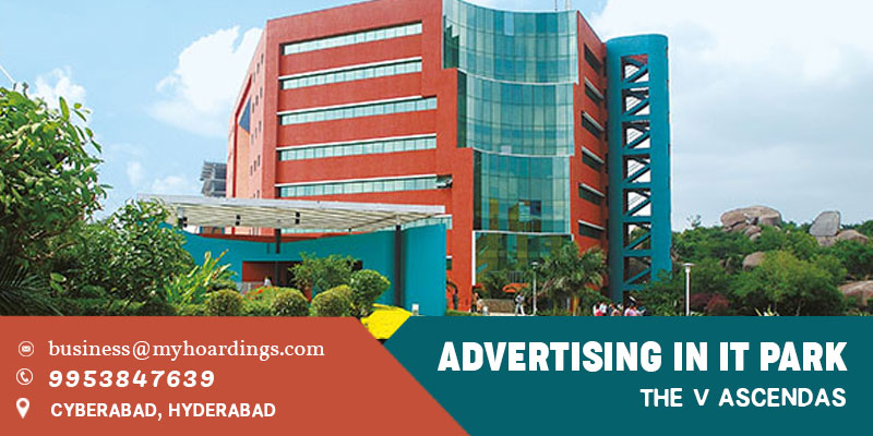 Office space branding in “The V Ascendas” Cyberabad, Hyderabad