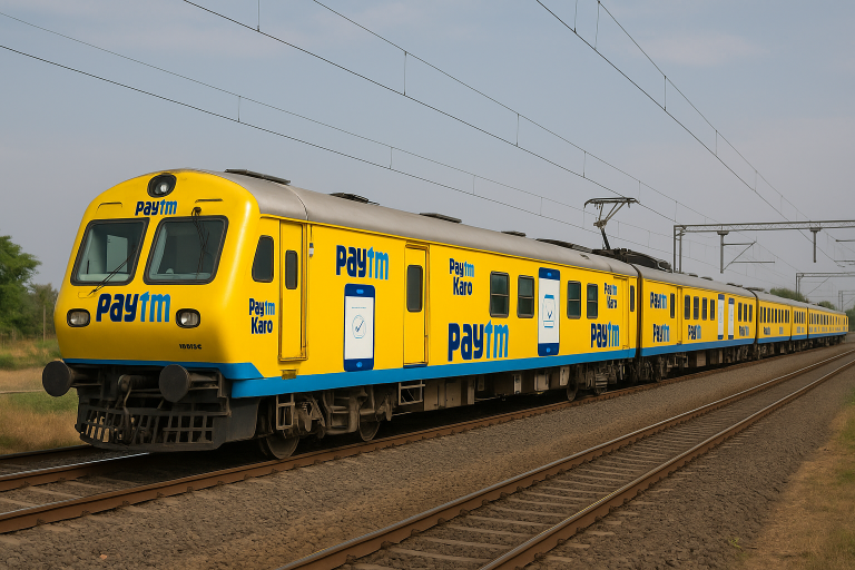 train branding, railway advertising, train wrap ads, transit media India, mobile billboard