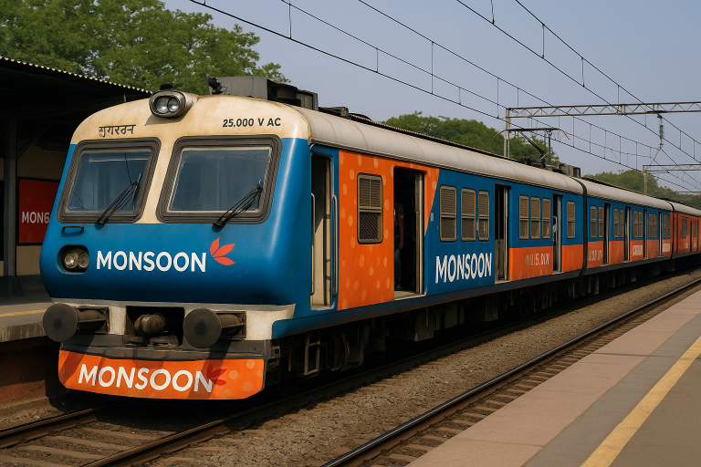 transit branding, regional marketing, train ads India, railway promotions, offline media reach