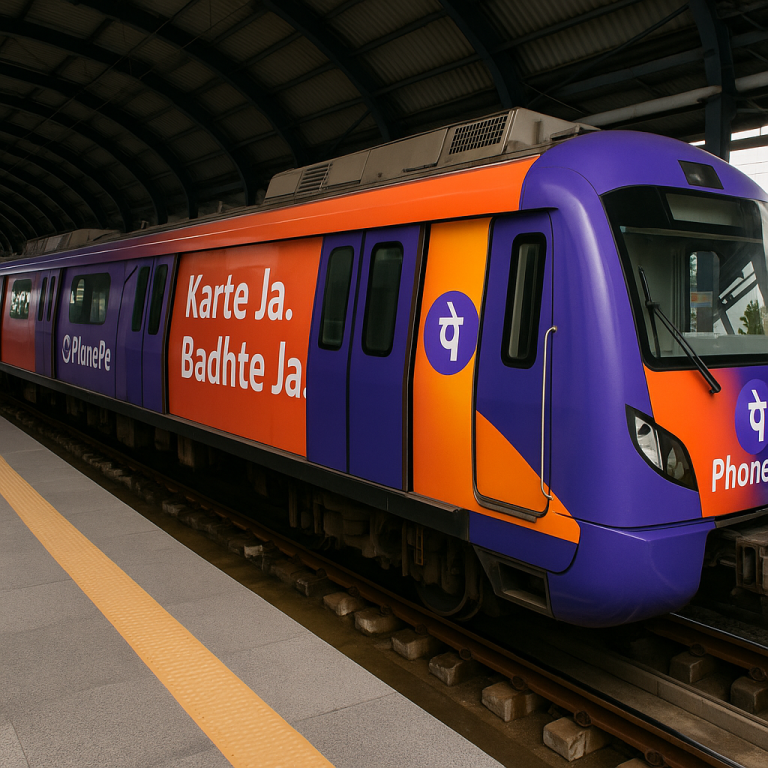 metro advertising India, urban transit branding, metro wraps, city branding solutions, high frequency ads