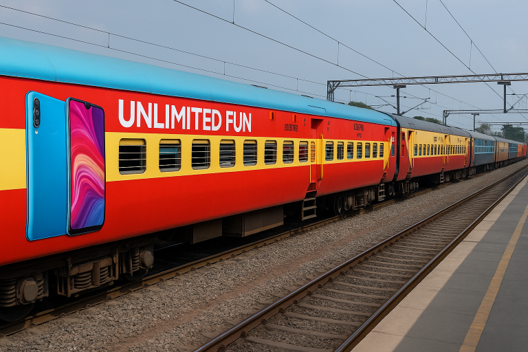 regional train ads, tier 2 city marketing, train wraps India, railway zone branding, emerging market outreach