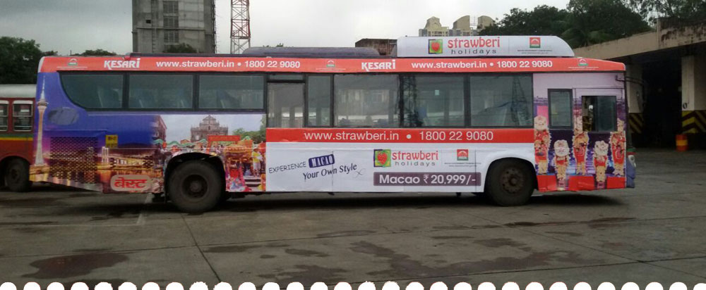 AC Bus Advertisement in Chennai, ac bus branding, ac bus campaigning, ac bus advertising in chennai