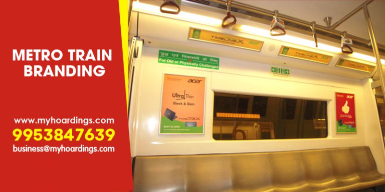 metro train branding Delhi, transit advertising Delhi, Delhi metro ads, urban outdoor branding, train wrap campaigns