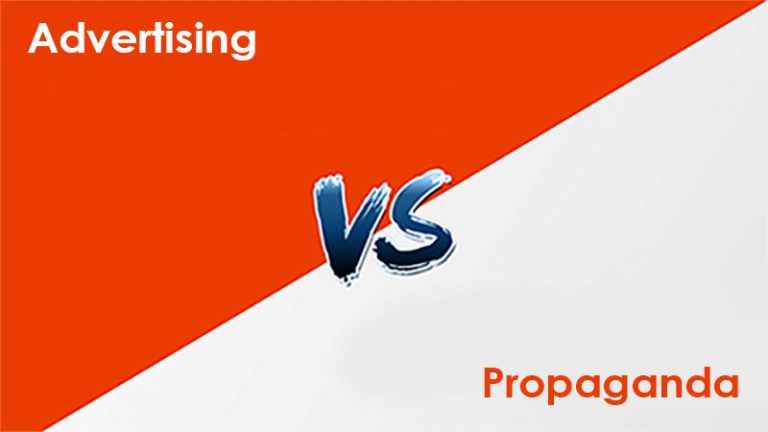 advertising vs propaganda, persuasive messaging tactics, commercial vs political messaging, propaganda in media, brand promotion ethics