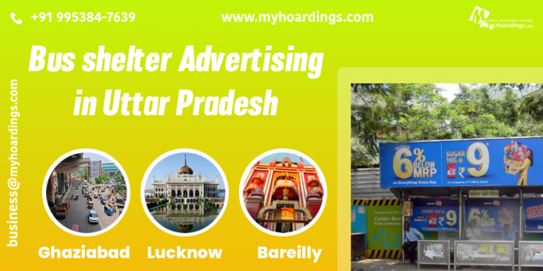 bus shelter advertising Uttar Pradesh, Lucknow bus shelter ads, outdoor advertising UP, transit media India, bus stop branding