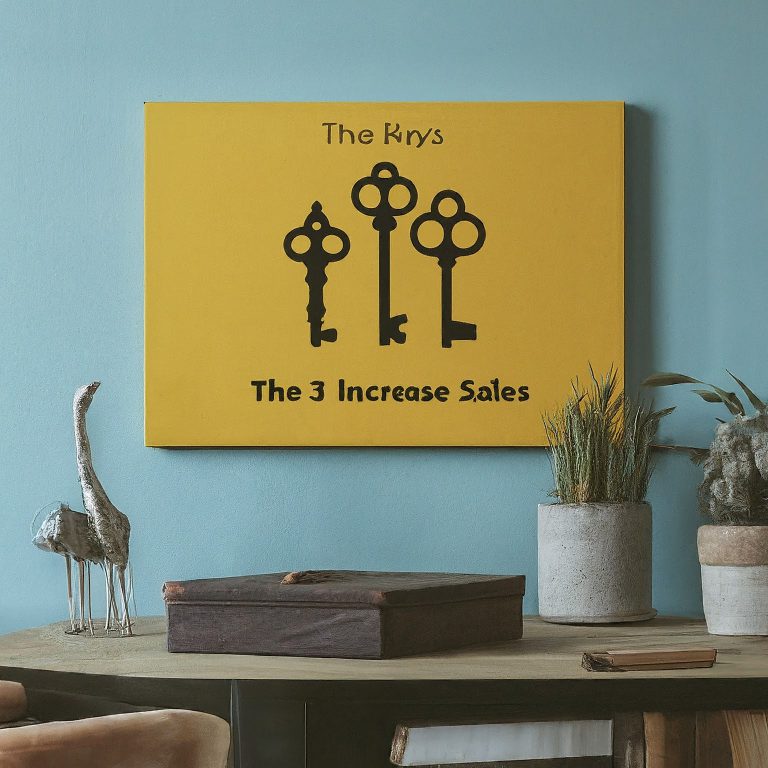 Keys to Increase Sales