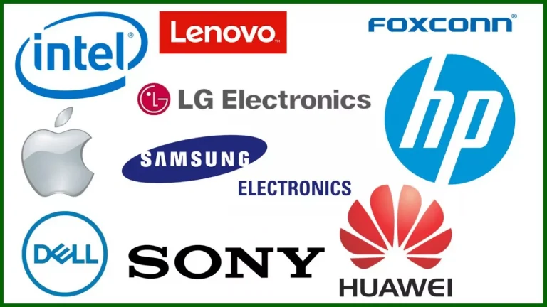 Top electronics manufacturers, Global electronics companies, Leading electronics brands, Electronics production leaders, Major electronics firms