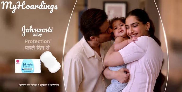 Johnson’s Baby campaign, Sonam Anil Kapoor ad, baby care advertising, celebrity brand endorsement, emotional brand storytelling