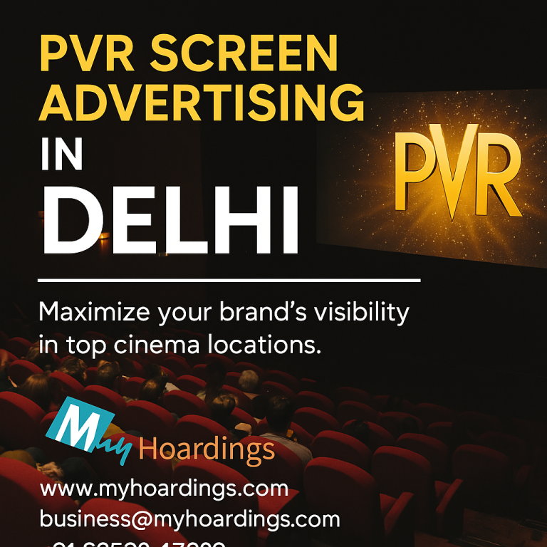 PVR screen advertising, Delhi cinema ads, multiplex branding Delhi, in-theatre audience reach, premium brand exposure