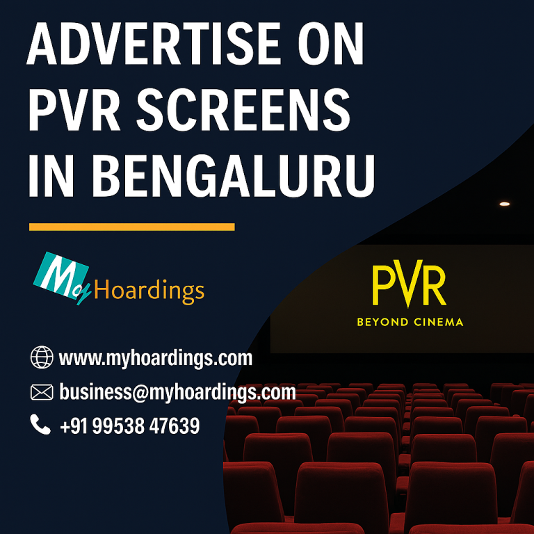 PVR screen advertising, Bengaluru cinema ads, multiplex branding Bengaluru, tech city promotions, in-theatre audience targeting