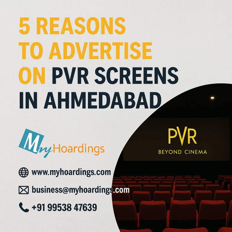 PVR screen advertising, Ahmedabad cinema ads, multiplex branding Ahmedabad, in-theatre promotions, premium audience targeting