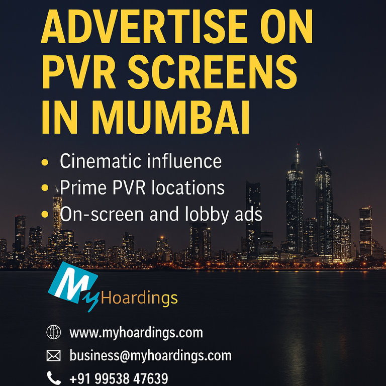 PVR screen advertising, Mumbai cinema ads, multiplex branding Mumbai, in-theatre brand exposure, premium audience marketing