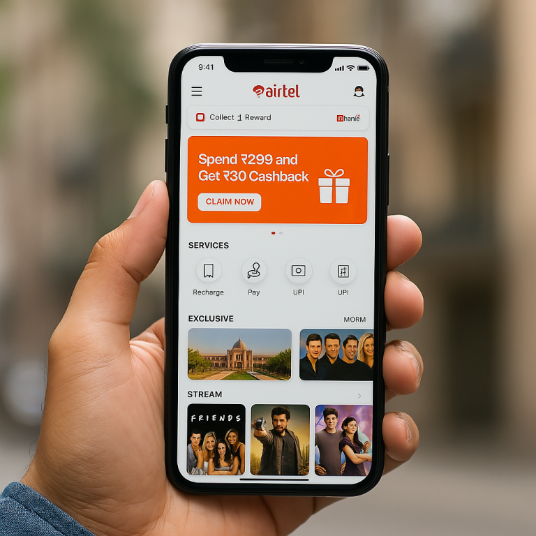 Airtel Thanks ads, Telecom app branding, Mobile user targeting, In-app promotions India, Airtel digital advertising