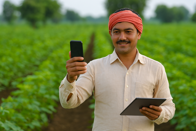 Ninja Kisan advertising, Rural farmer targeting, Agri app promotions, Vernacular digital ads, Hyperlocal agri marketing