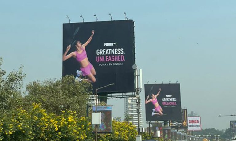 Puma campaign, sportswear advertising, athletic branding, lifestyle marketing, fitness promotion, MyHoardings, global brand visibility