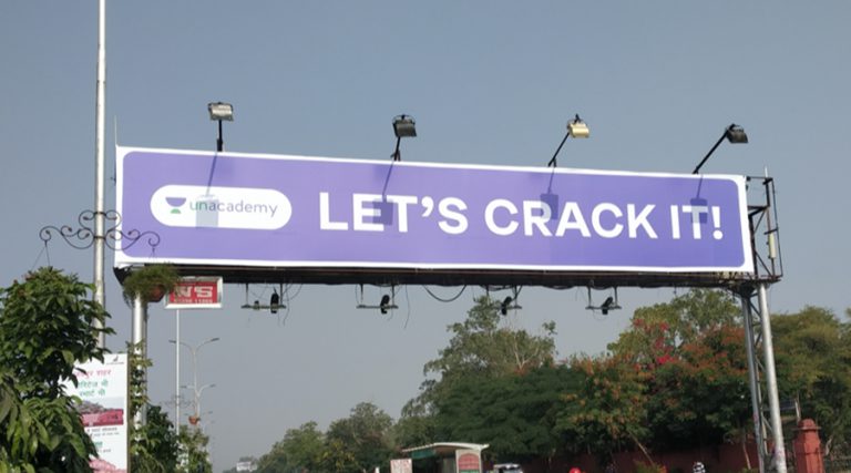 Unacademy campaign, edtech advertising, online learning, education marketing, digital education platform, MyHoardings, brand promotion India