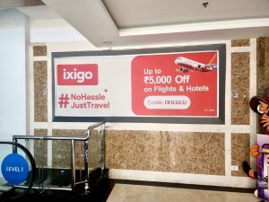 ixigo x Lulu campaign, travel advertising, brand collaboration, experiential marketing, co-branding India, MyHoardings, promotional partnership
