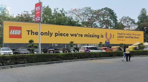 LEGO campaign, creative advertising, brand storytelling, experiential marketing, emotional branding, MyHoardings, iconic ad campaigns