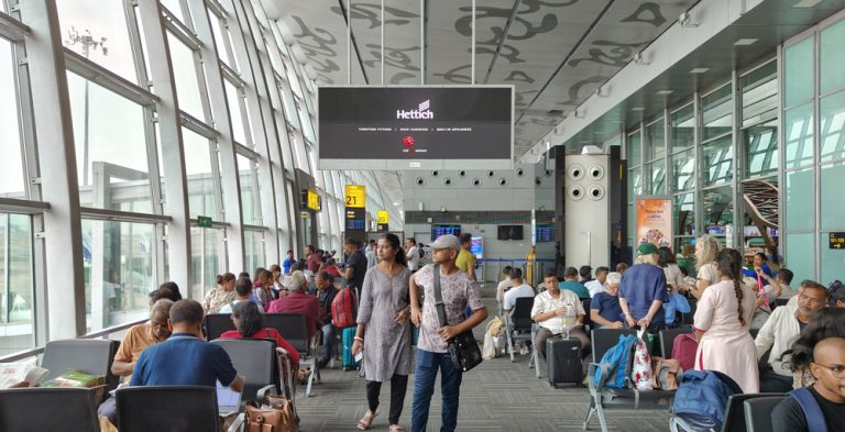 Hettich airport campaign, The Youngest Magician ad, airport OOH advertising, furniture fittings branding, Times OOH India