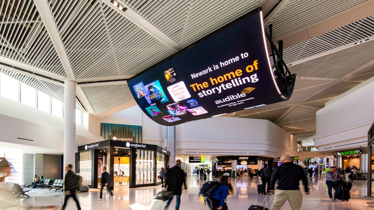 key advantages of advertising at domestic airports versus international airports