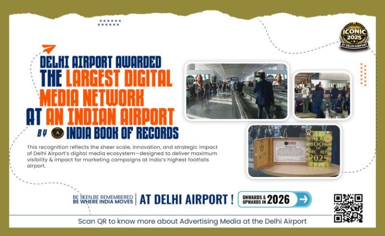 Tim Delhi Airport Advertising Launches India’s Largest Digital Media Network at Delhi Airport