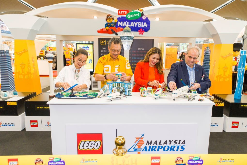 Lego Let’s Go Malaysia 2026 campaign at Kuala Lumpur Airport