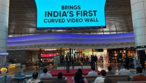 Times OOH Curved LED Videowall Launch at Goa Airport