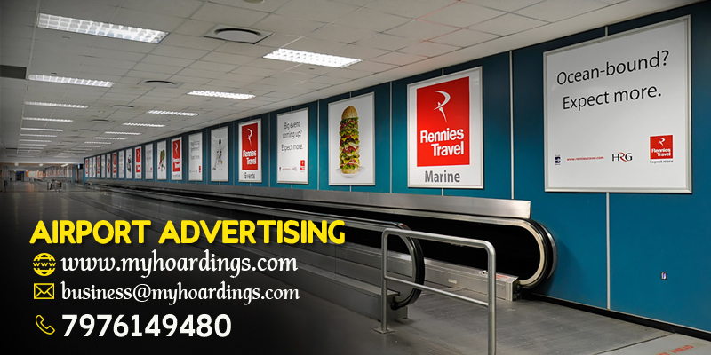 Airport advertising options, LED display boards at Indian Airports, Kolkata Airport Trolley Ads, Advertising Agency